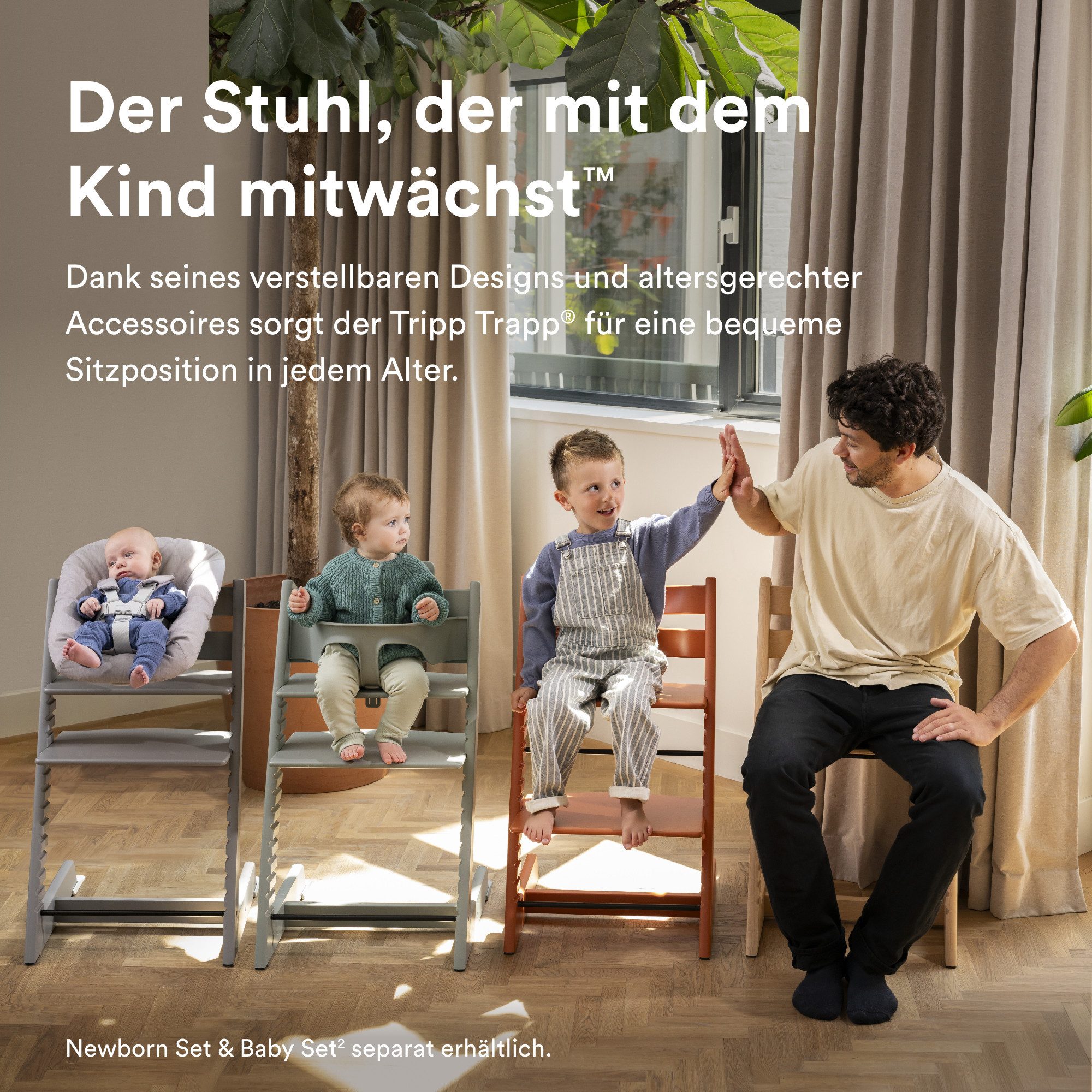 Stokke Hochstuhl TRIPP TRAPP Kinderhochstuhl, verstellbarer und mitwachsend günstig online kaufen
