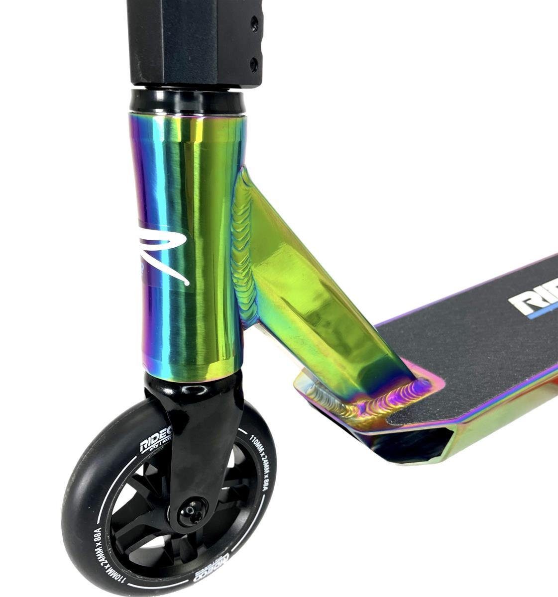 Rideoo Stuntscooter Rideoo Flyby Air Stunt-Scooter H=84,5cm Neochrom