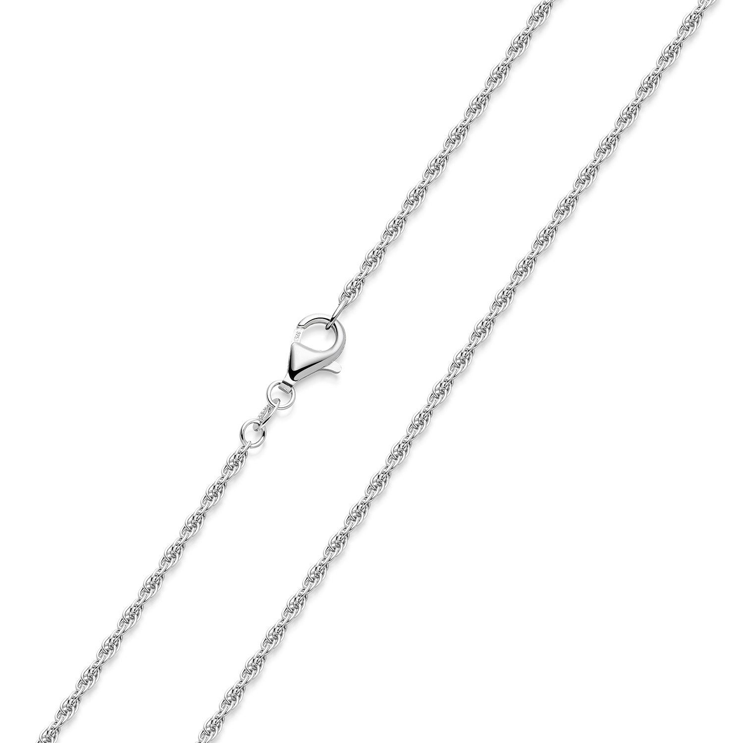 Materia Silberkette Damen Silber Doppel-Ankerkette 2mm 40-80cm K58, 925 Ste günstig online kaufen