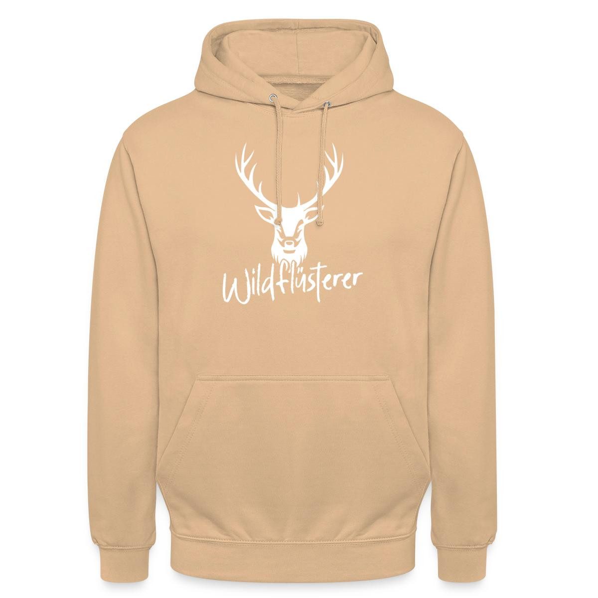Hoodie Wildflüsterer, Hirschgeweih Unisex Hoodie
