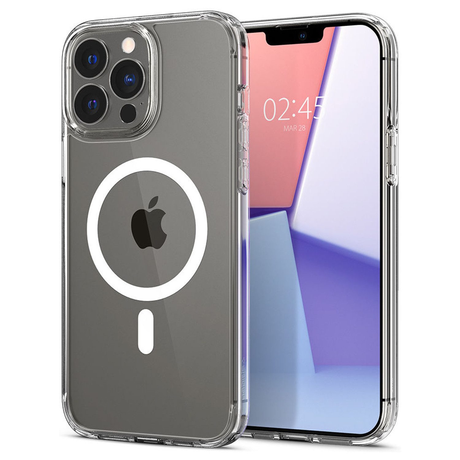 Spigen Backcover Spigen Ultra Hybrid Backcover MagSafe Apple iPhone 13 Pro Max - Crysta