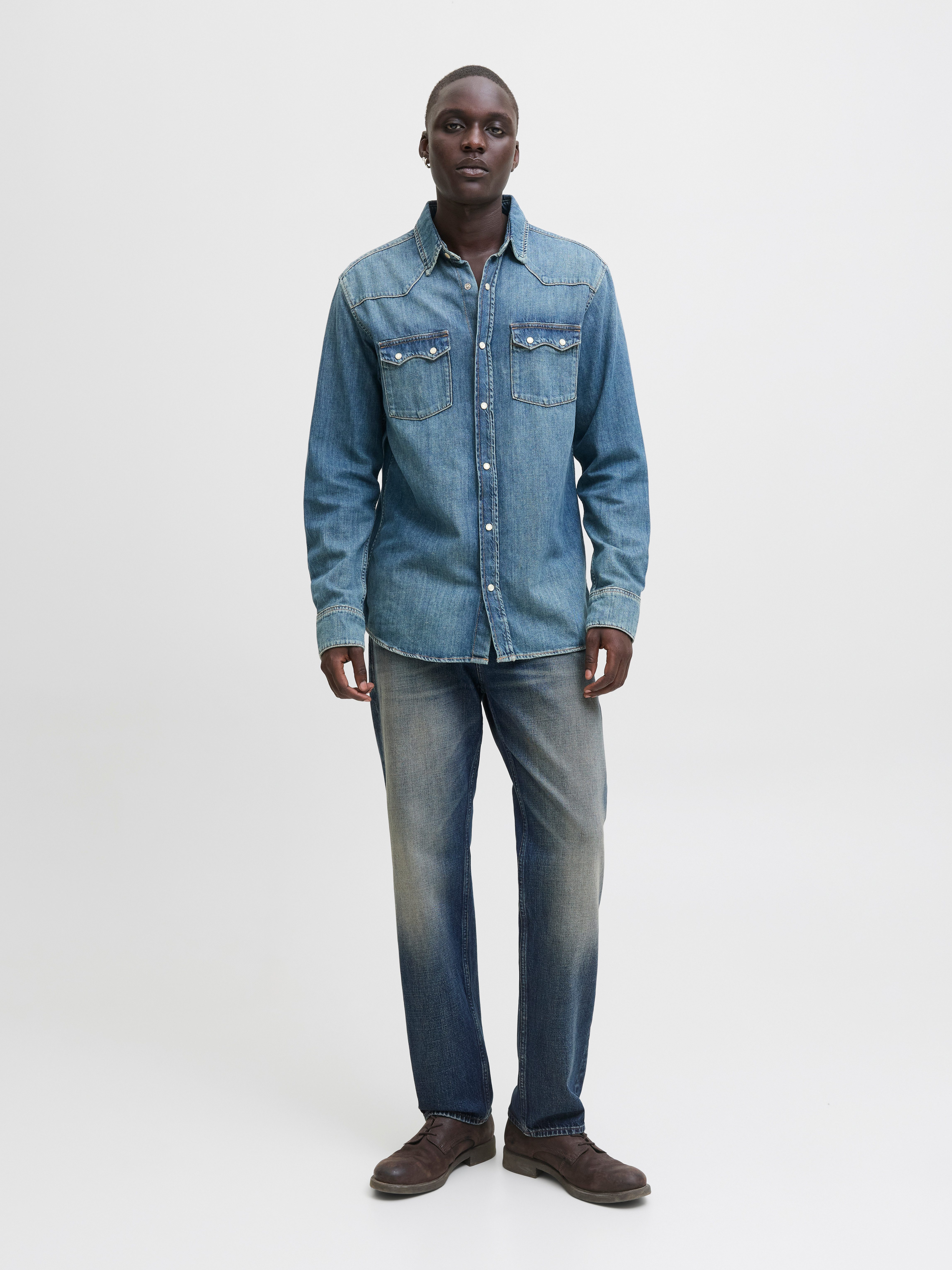 Jack & Jones Loose-fit-Jeans JJICHRIS JJORIGINAL SBD 921 SN Baumwolle, loose fit