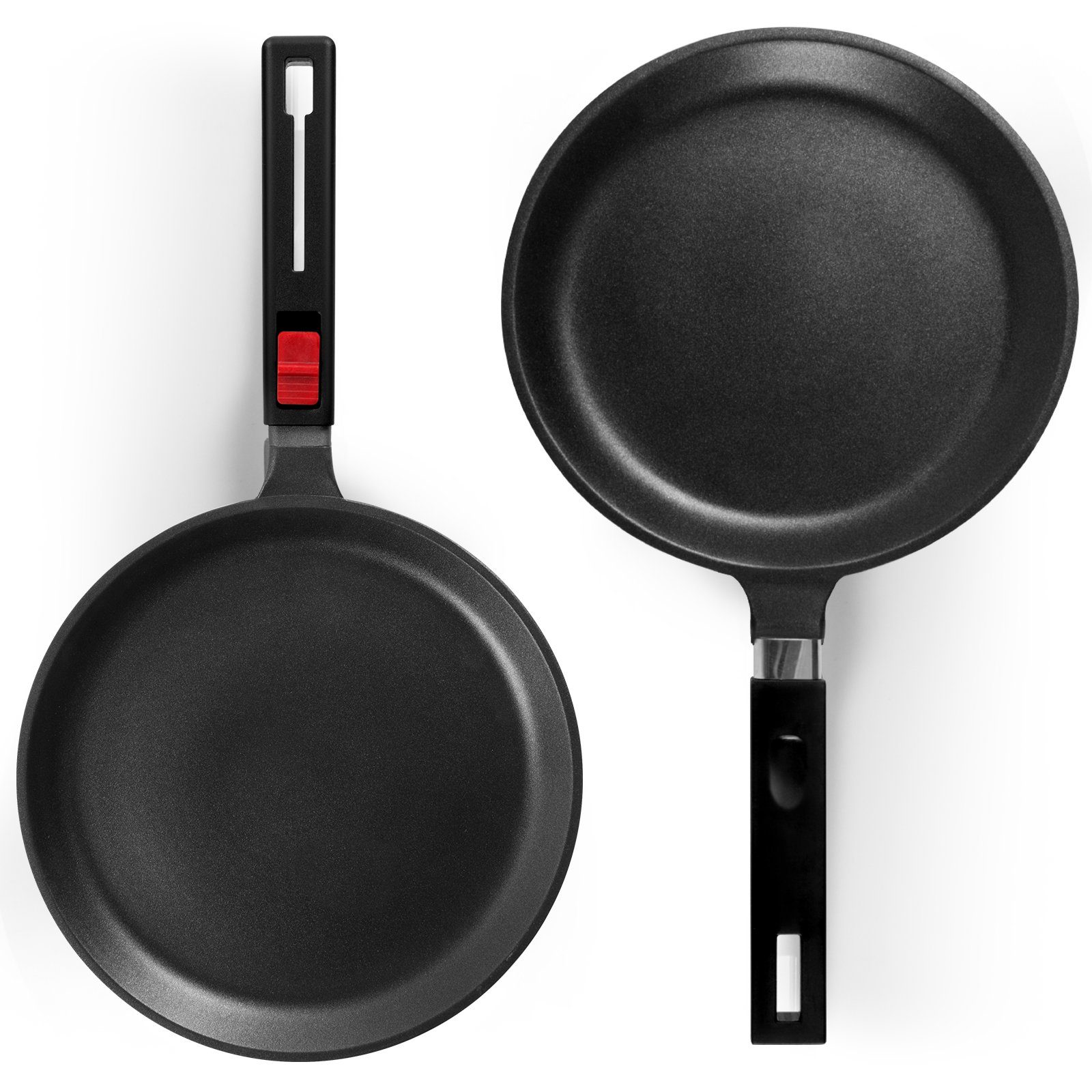 Gotoll Grillpfanne GL52854 oder GL52855 Pancake,Induktion, Aluminium (Pfannkuchenpfanne, 1-tlg), Grillpfanne Bratpfanne Pfanne mit Abnehmbarem Griff