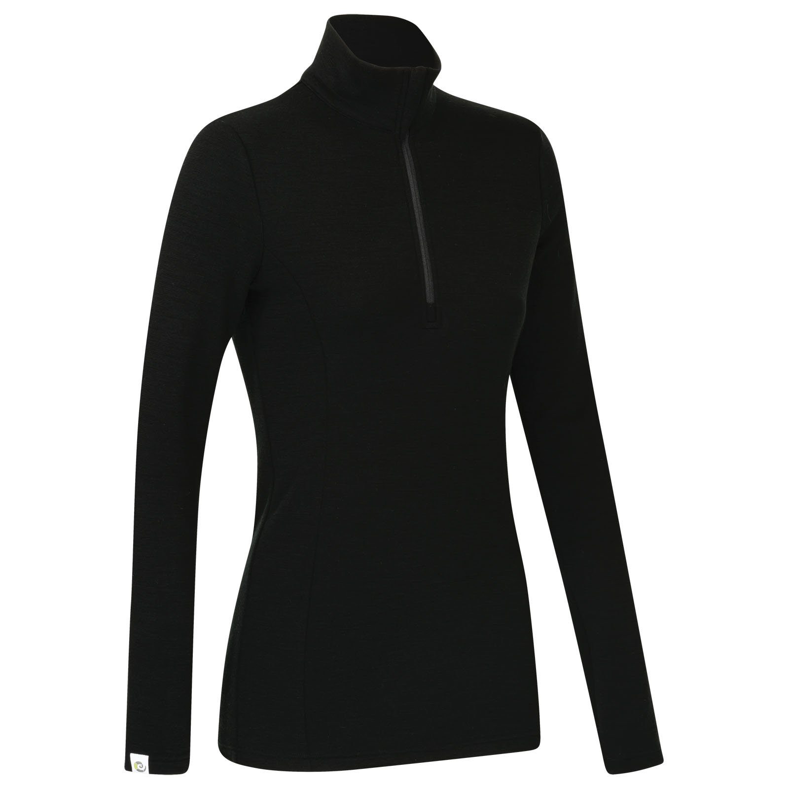 Kaipara - Merino Sportswear Funktionsshirt Merino Zip-Neck Damen Slimfit 250g extrawarm (1-tlg) aus reiner Merinowolle Made in Germany | Funktionsshirts