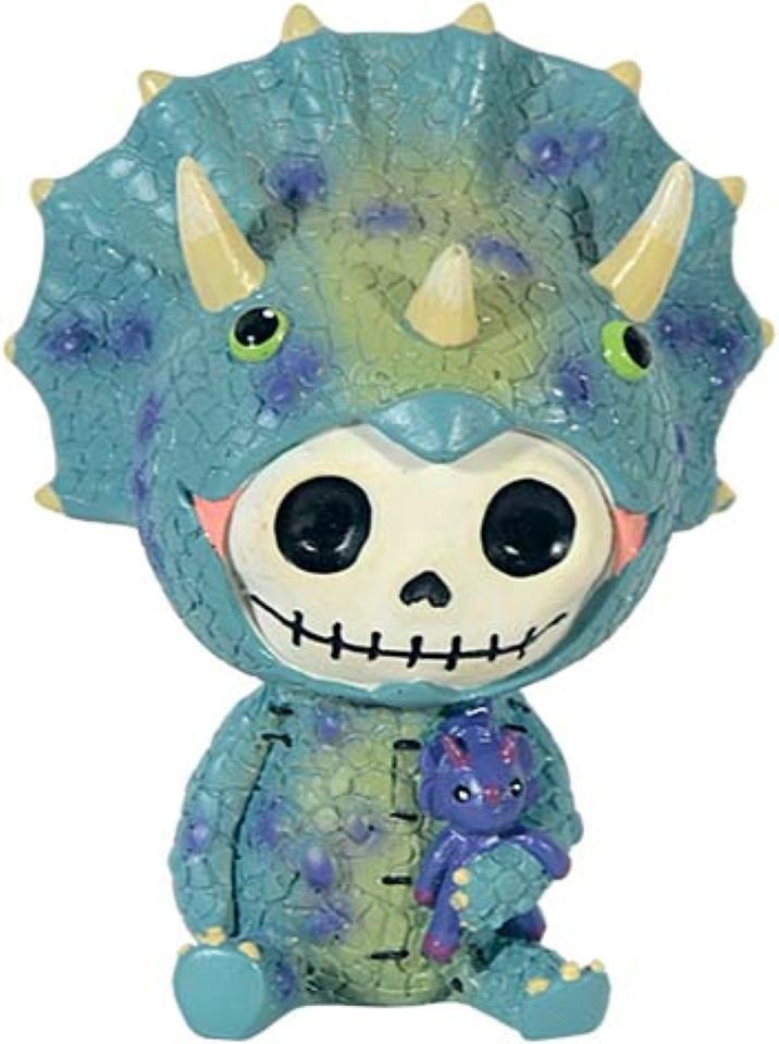 MystiCalls Furrybones Halloween, Fantasy Deko, - Dekofigur "Triceratops"