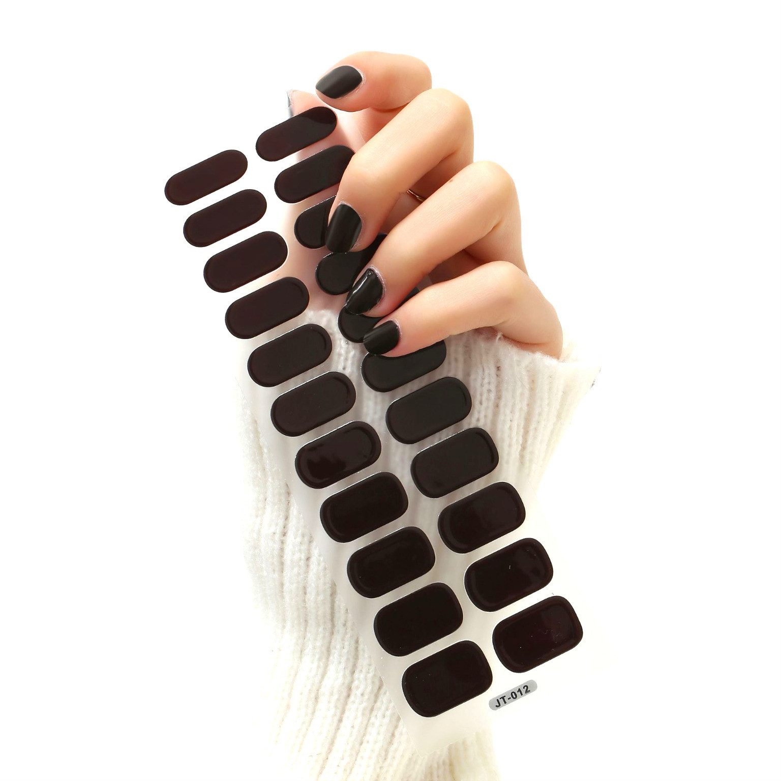 The Beauty House Kunstfingernägel Nagelfolie UV Härtend - Nagelfolie Selbstklebend - UV Nagelfolien, 22 Stück Nagelsticker,Nails Starter Set, Nageldesign