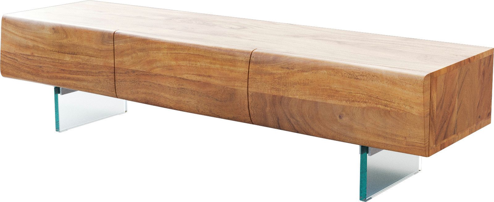 DELIFE Lowboard New, Live-Edge Akazie Natur günstig online kaufen