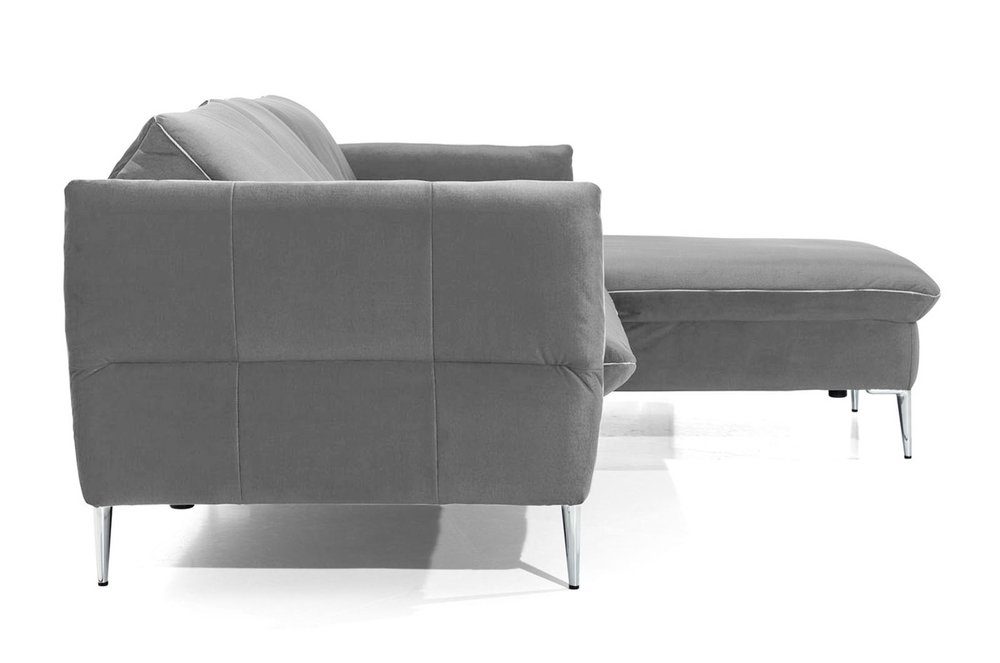 Stylefy Ecksofa Design, Relaxfunktion inklusive oder Kopfteil- im Franco, mane stellbar, bestellbar, Modern und L-Form, Raum links Eckcouch, frei rechts mit Armlehnenverstellung