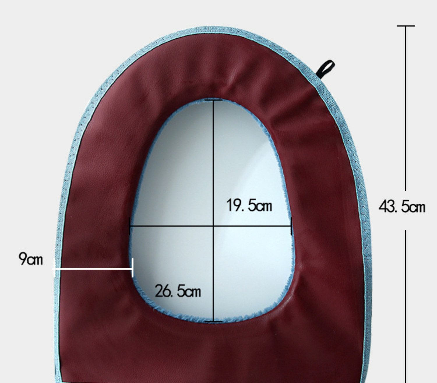 BYSURE Toilettensitzerhöhung, Verdickter Toilettensitz mit Bezug günstig online kaufen
