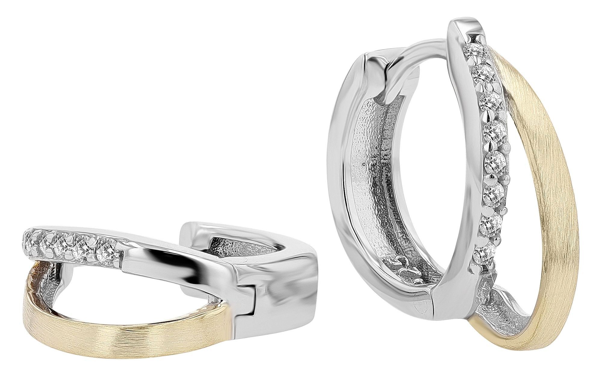 Adelia´s Klappcreolen Ohrringe – Klappcreole aus 925 Silber, Perfekt als Geschenk zum einfach so