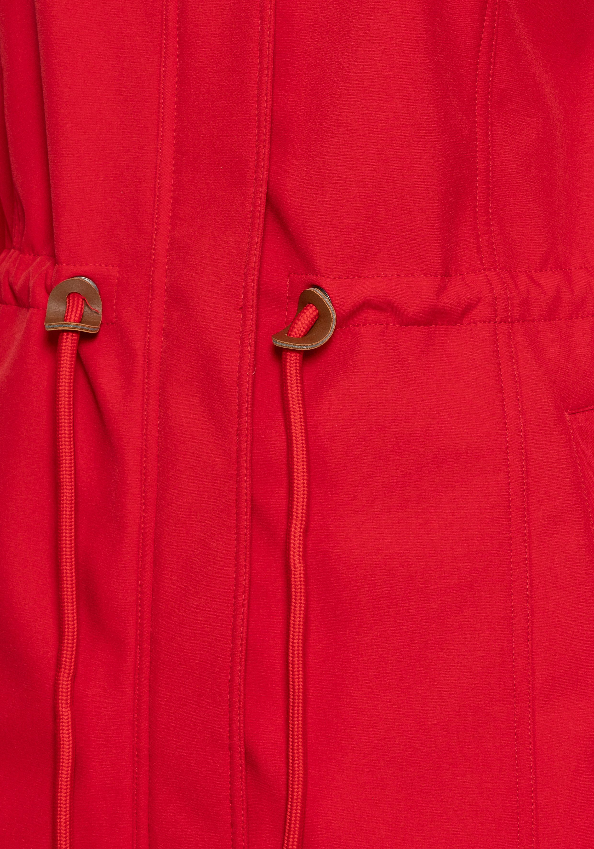 vivance active Softshelljacke mit Kordelzug an der Taille