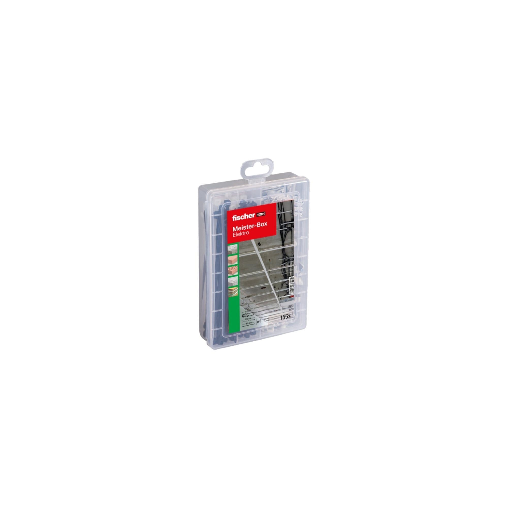 fischer Dübel-Set fischer Meister-Box Elektro (155 Teile)