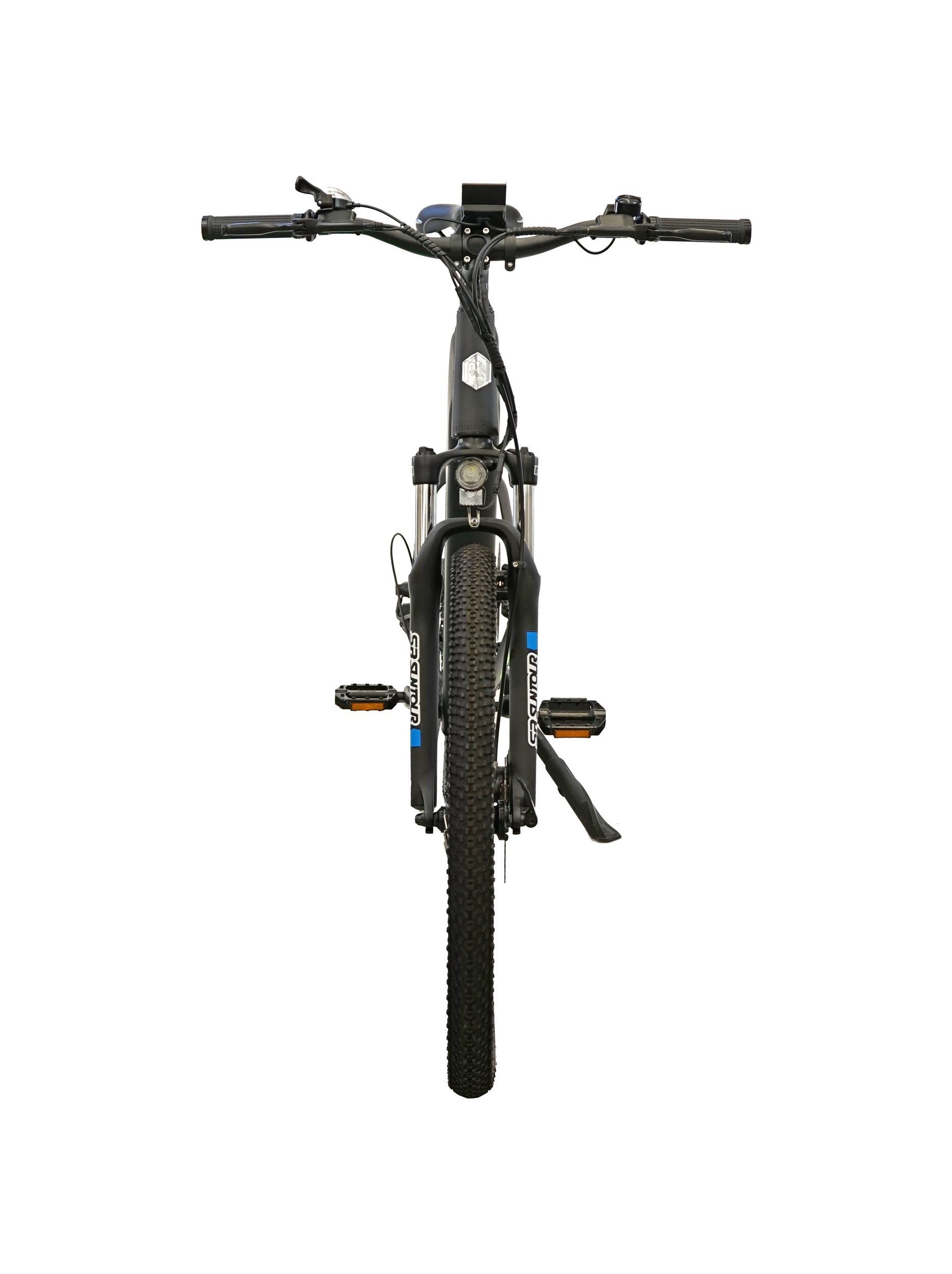 E-Bike 27.5 E-Bike SCHWARZ+ROT Aluminiumrahmen, 6 Elektrofahrrad Zoll-Rad 6 Gänge, Zoll Gotagee Gang, (SET) 17