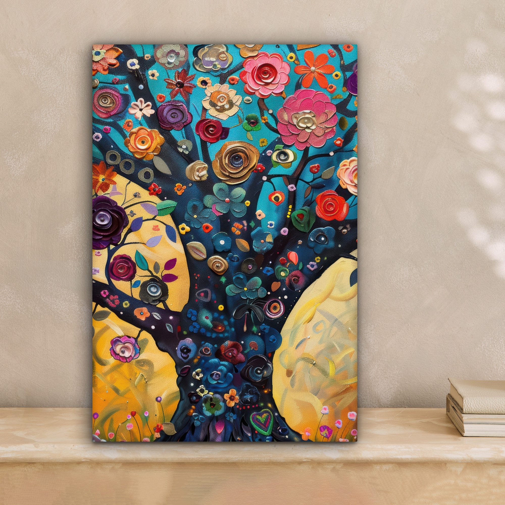 OneMillionCanvasses® Leinwandbild Baum - Lebensbaum - günstig online kaufen