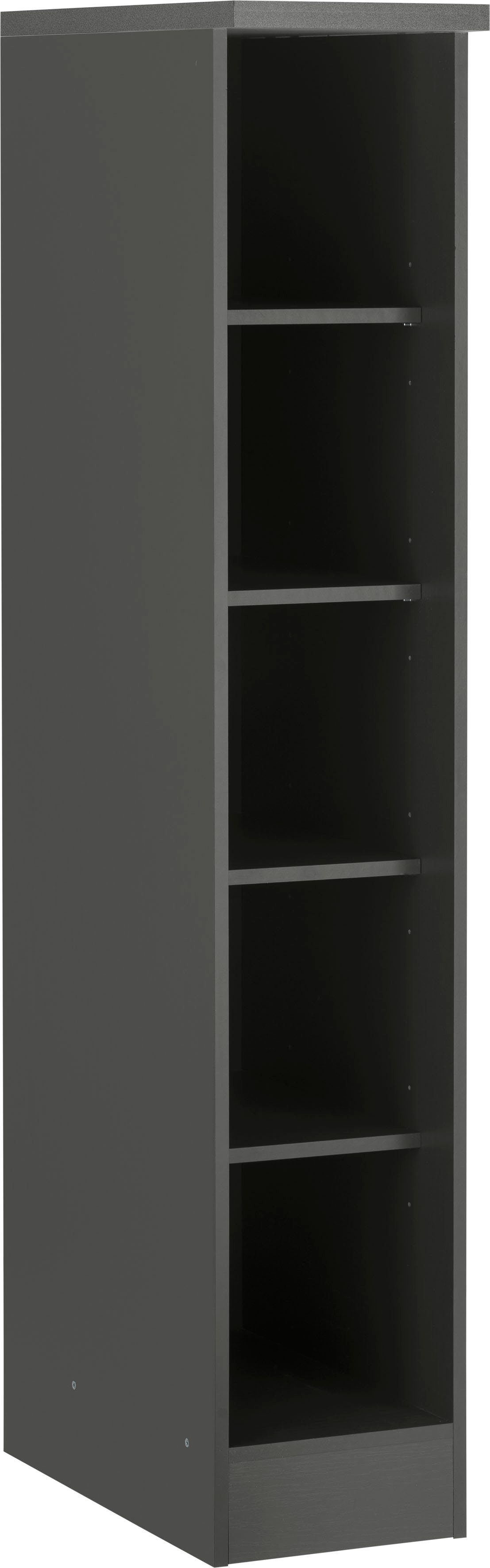 HELD MÖBEL Küchenregal Colmar, 165 hoch, cm breit, 30 Stauraum 4 verstellbare viel Einlegeböden, | grafitgrau cm grafitgrau