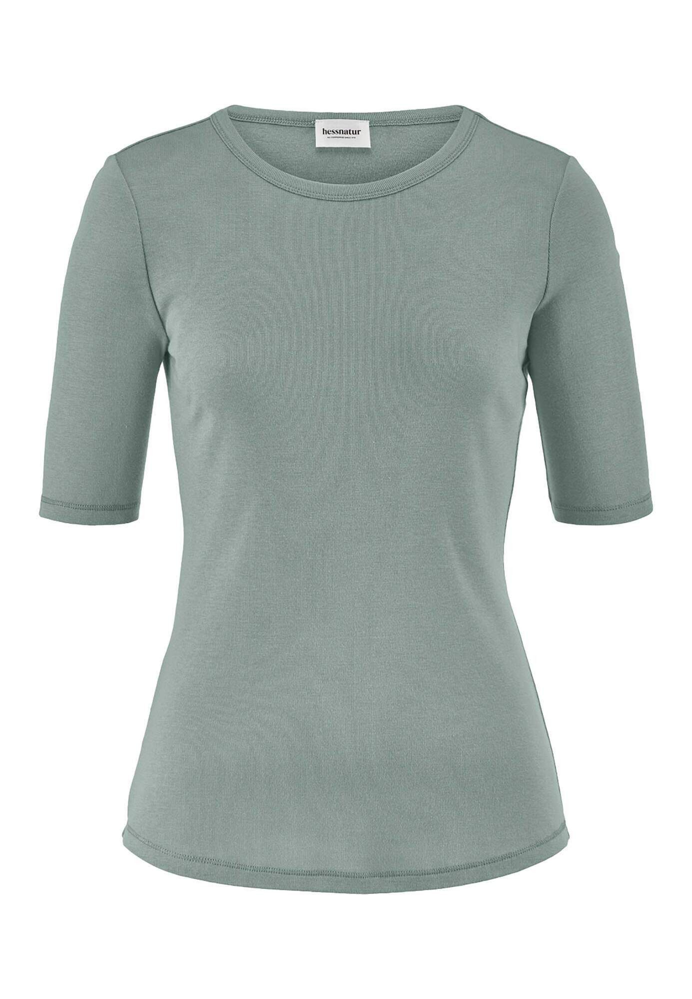 Hessnatur T-Shirt Fitted aus Bio-Baumwolle und TENCEL™ Modal (1-tlg)