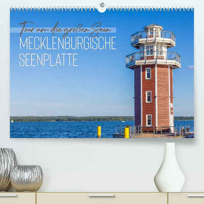 CALVENDO Wandkalender Tour um die großen Seen der Mecklenburgischen Seenplatte (Premium, hochwertiger DIN A2 Wandkalender 2023, Kunstdruck in Hochglanz)