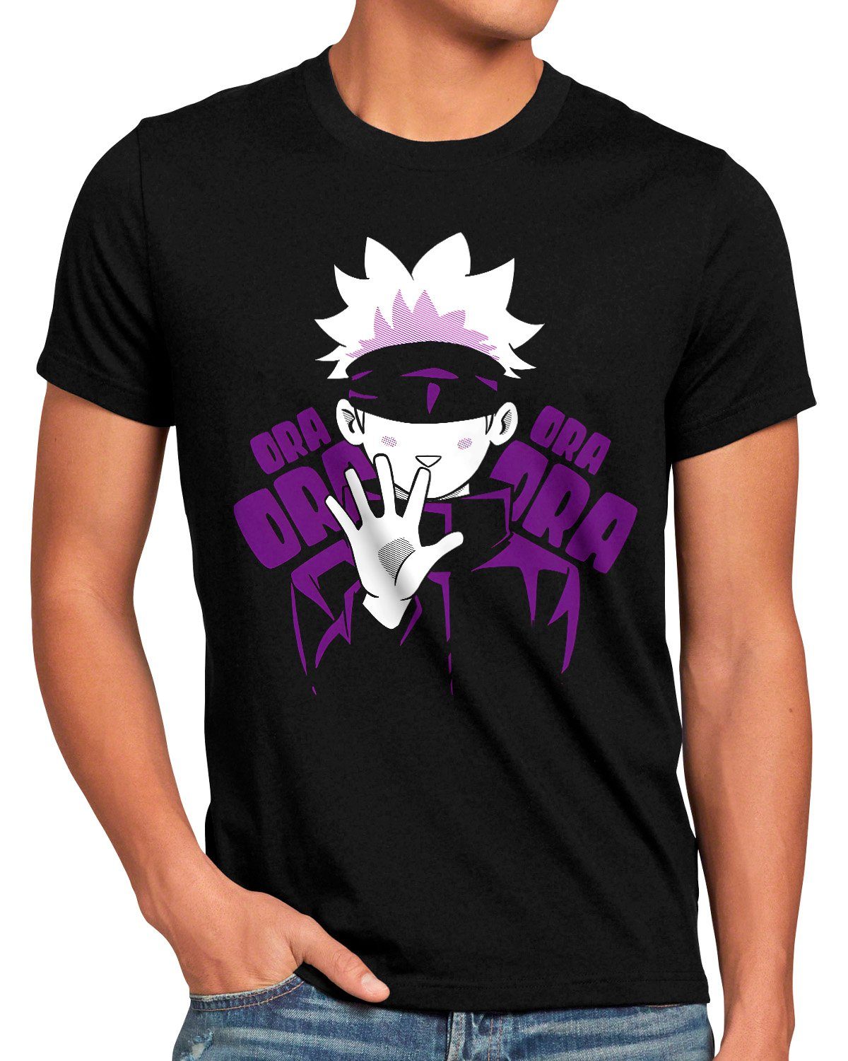 style3 T-Shirt Ora Ora jujutsu kaisen günstig online kaufen