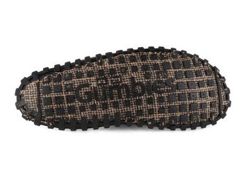 Gumbies Corker Zehentrenner für Damen in schwarz Hausschuh Stilsicherer Zehentrenner mit Korkfußbett