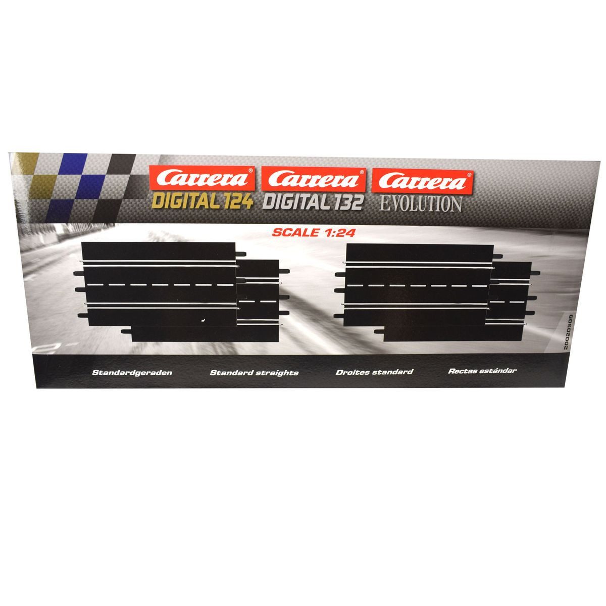 Carrera® Anschlussschiene Carrera Standardgerade Erweiterung für Digital 124 132 1:24 Evolution, Ausbau-Set
