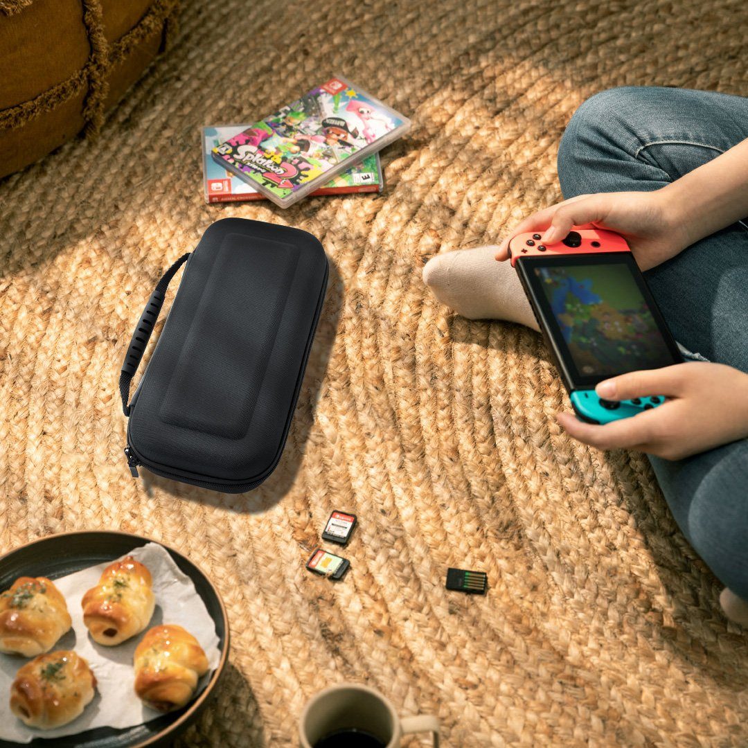 Spielkartenfächer) Nintendo Aufbewahrungstasche (Harte dawn mit Nintendo-Controller mit Switch Kompatibel Spielekonsolen-Tasche Tragetasche neue 21