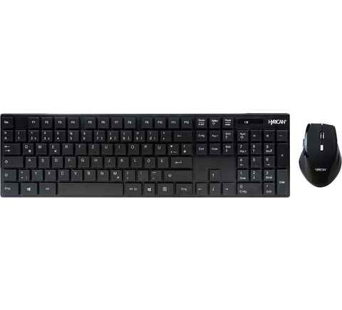 Hyrican Wireless/kabellose Tastatur und Maus Wireless-Tastatur