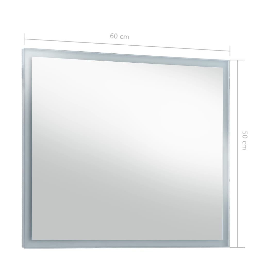 cm furnicato Wandspiegel LEDs 60x50 Badezimmer-mit