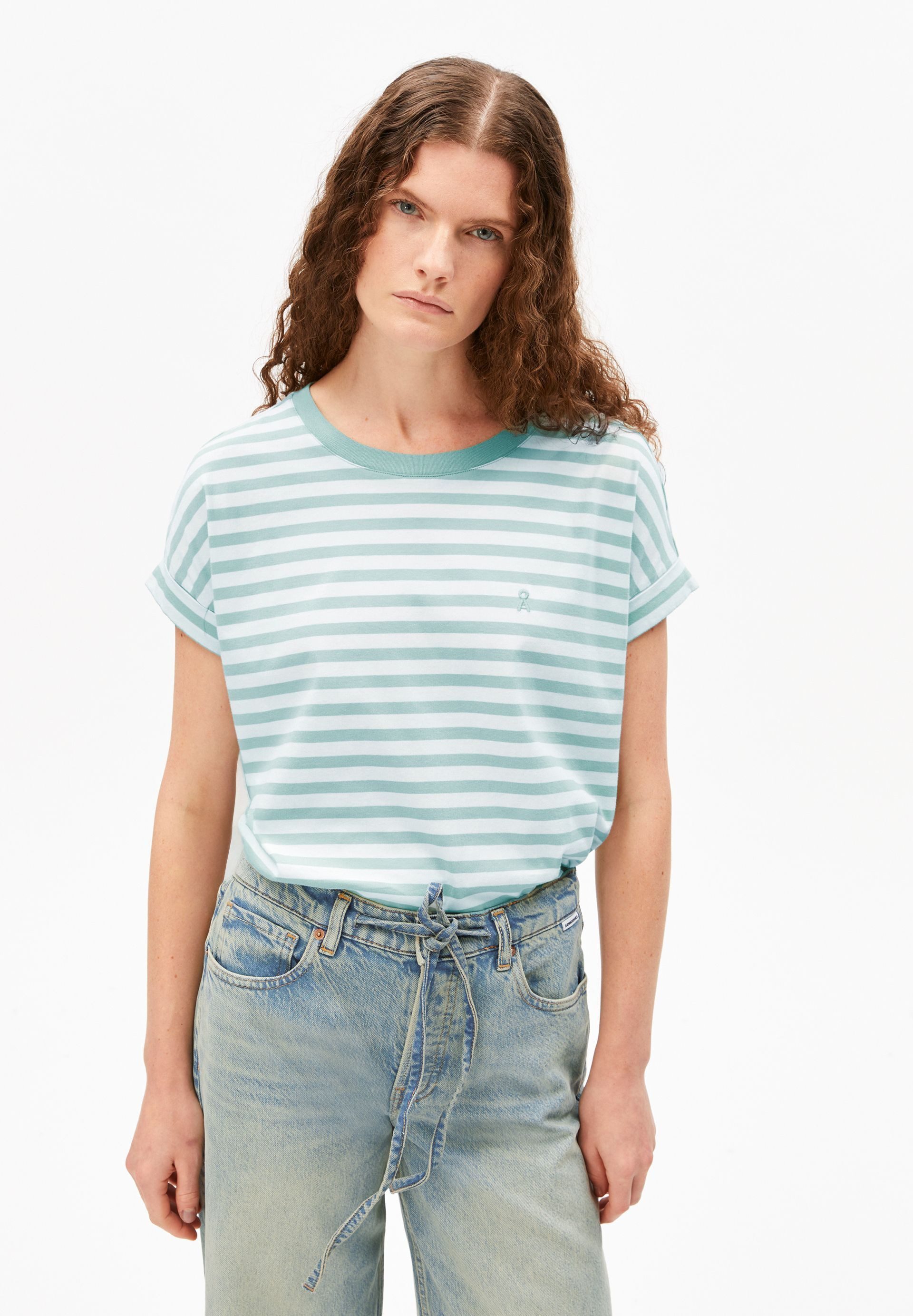 Armedangels T-Shirt IDAARA STRIPES T-Shirt aus Bio-Baumwolle Loose Fit günstig online kaufen
