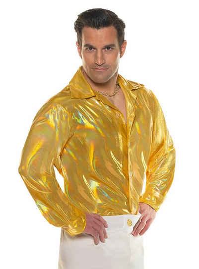 Underwraps T-Shirt Disco Hemd gold Das goldschimmernde Shirt macht Dich zum strahlenden Stern der Disco!