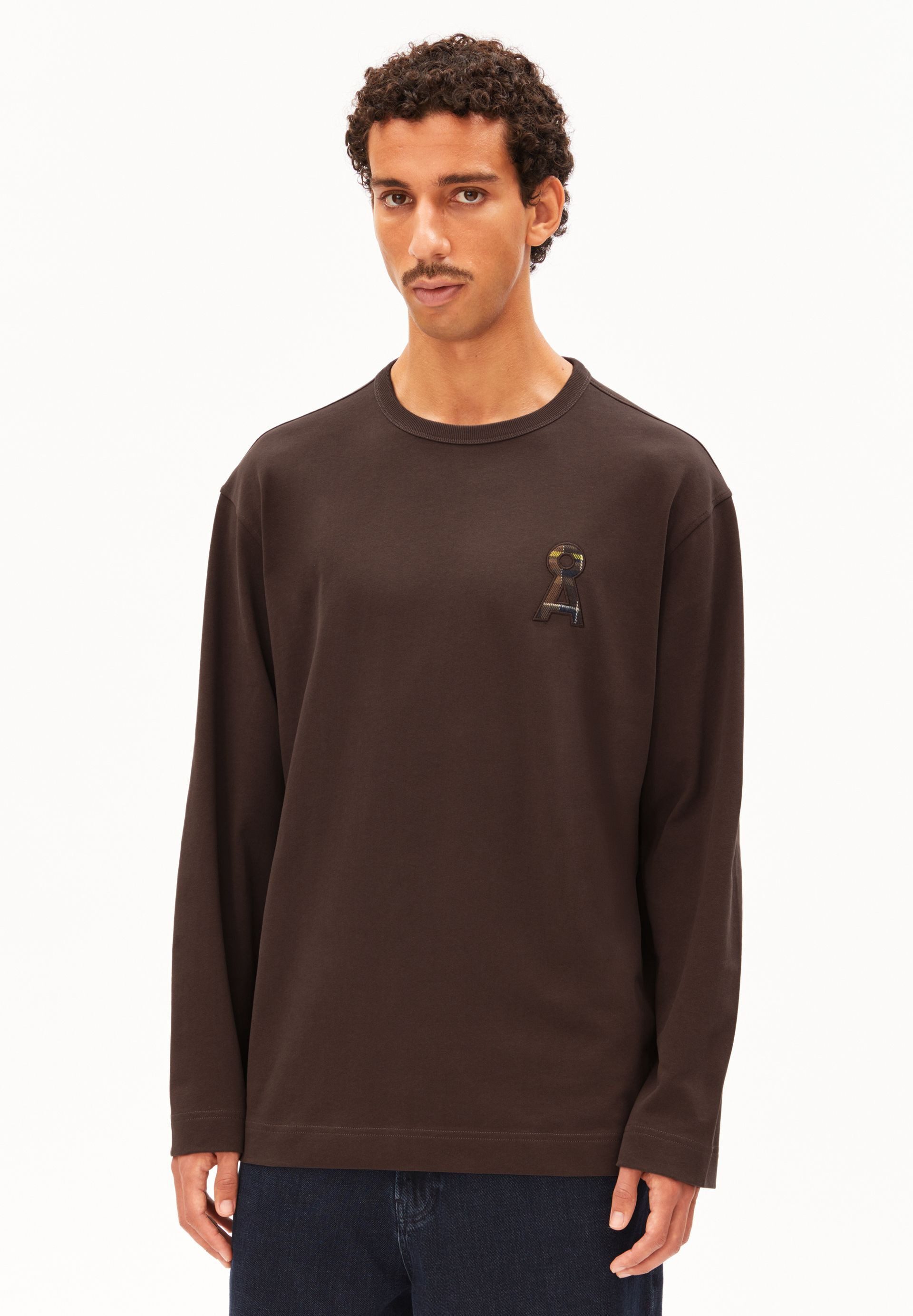 Armedangels Longsleeve MAARKOS Å LOGO Longsleeve aus Bio-Baumwoll Mix Relaxed Fit