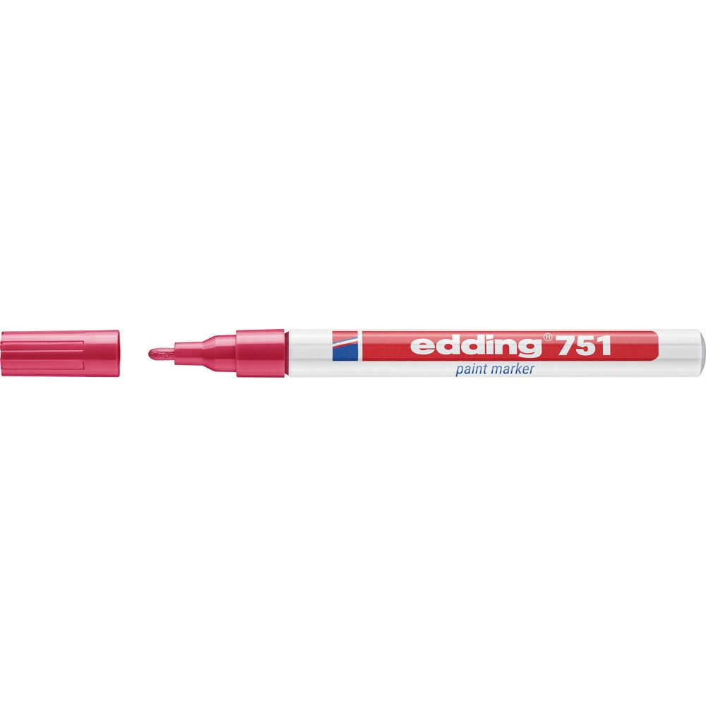 edding Lackmarker Edding 751 paint marker 4-751002 Lackmarker Rot 1 mm, 2 mm