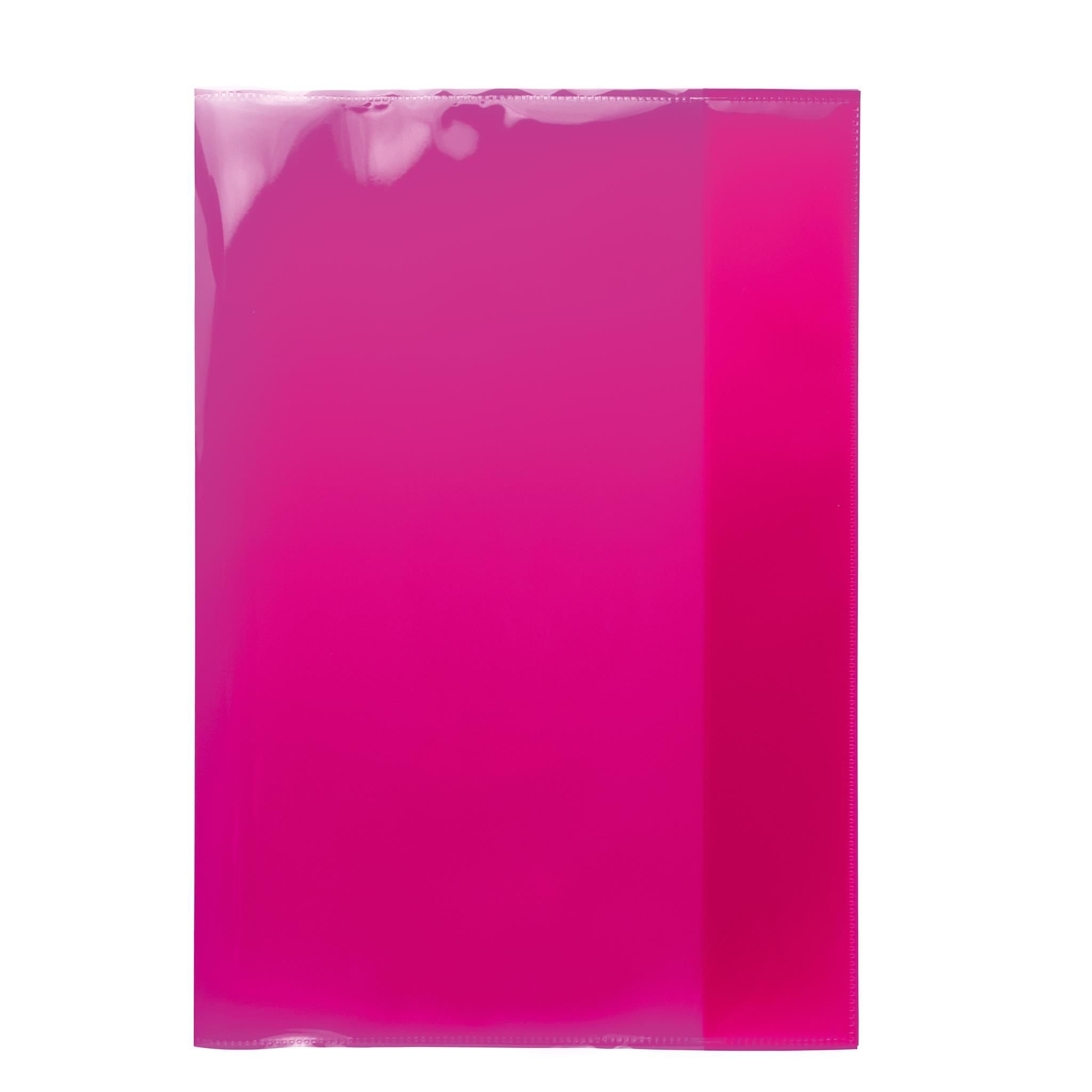 HERMA Schulheft Herma Heftschoner PLUS PP transparent A4 pink