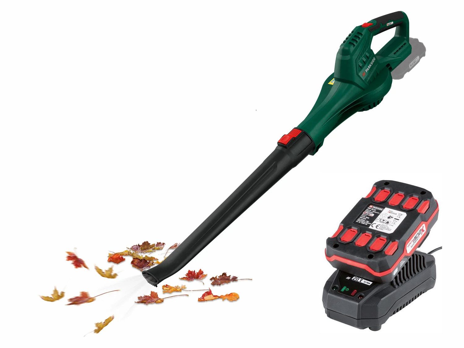 Parkside Akku-Laubbläser PARKSIDE Akku Laubbläser PLBA 20-Li, mit Akku 2 ah günstig online kaufen