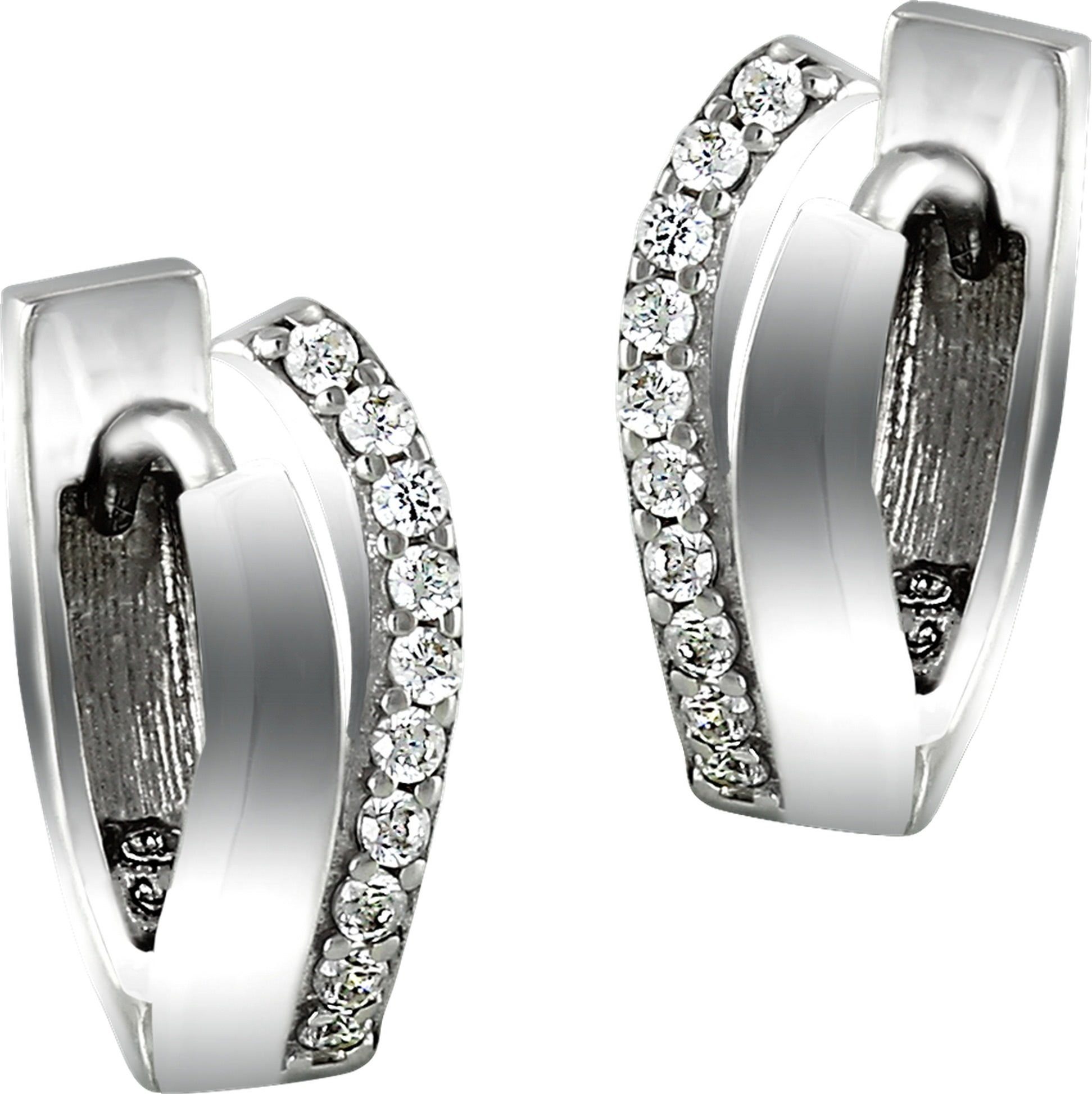 SilberDream Paar Creolen SilberDream Ohrringe Zirkonia 925 Silber (Creolen) günstig online kaufen