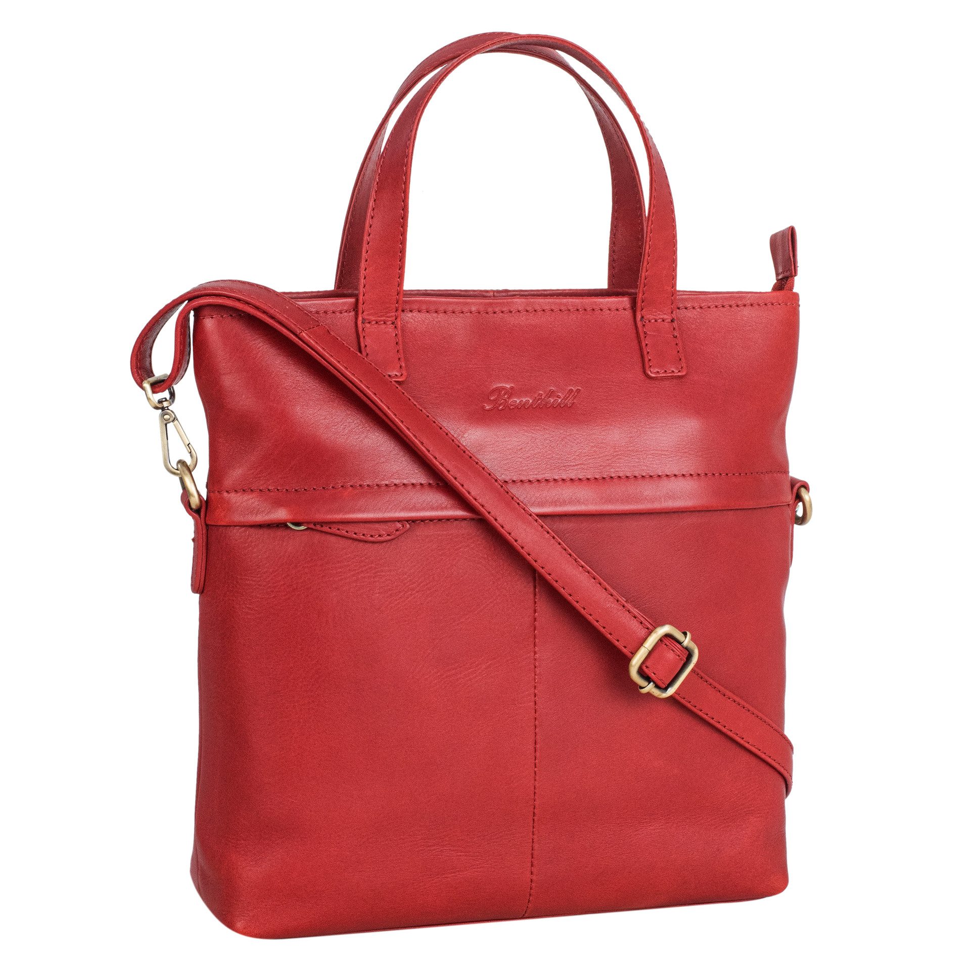 Benthill Shopper Damen Echt Leder Umhängetasche günstig online kaufen