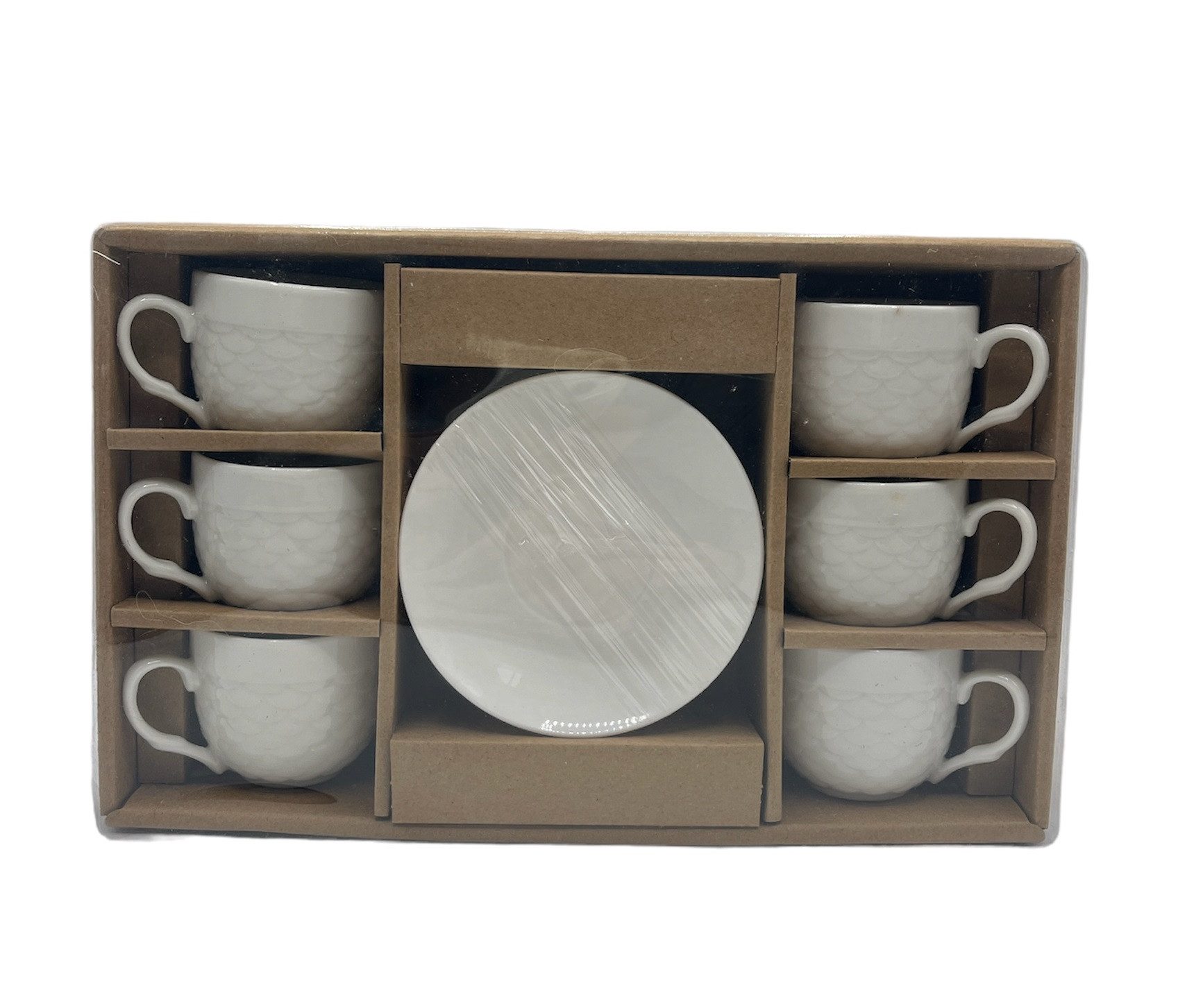 Tasse Kaffeetassen Set Türkischer Mokka Tassen 12-teilig mit Untertassen