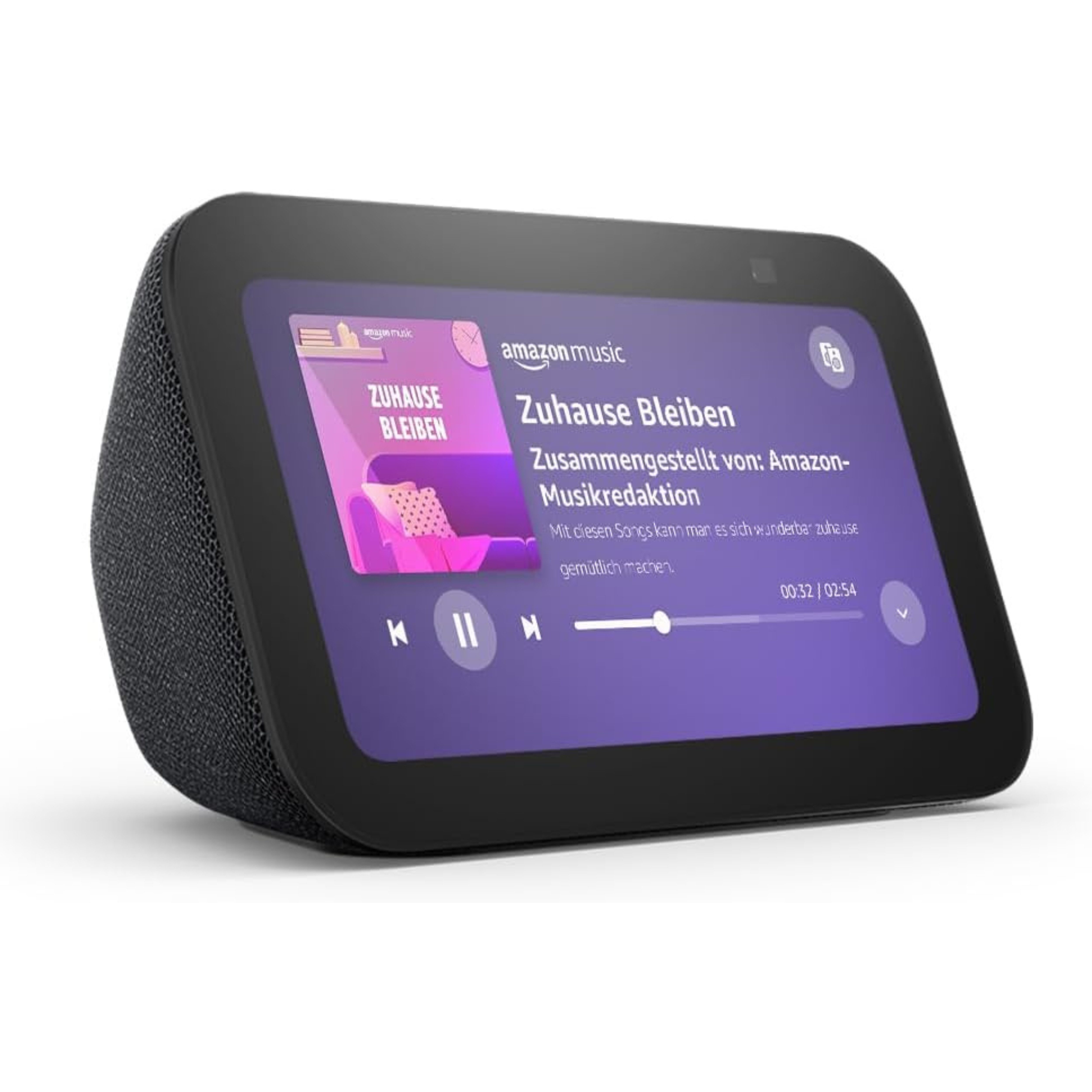 Amazon Echo Show 5 (Neueste Generation), Kompakter smarter Touchscreen Колонки (15 W, Alexa Sprachsteuerung, Smart-Home-Steuerung)
