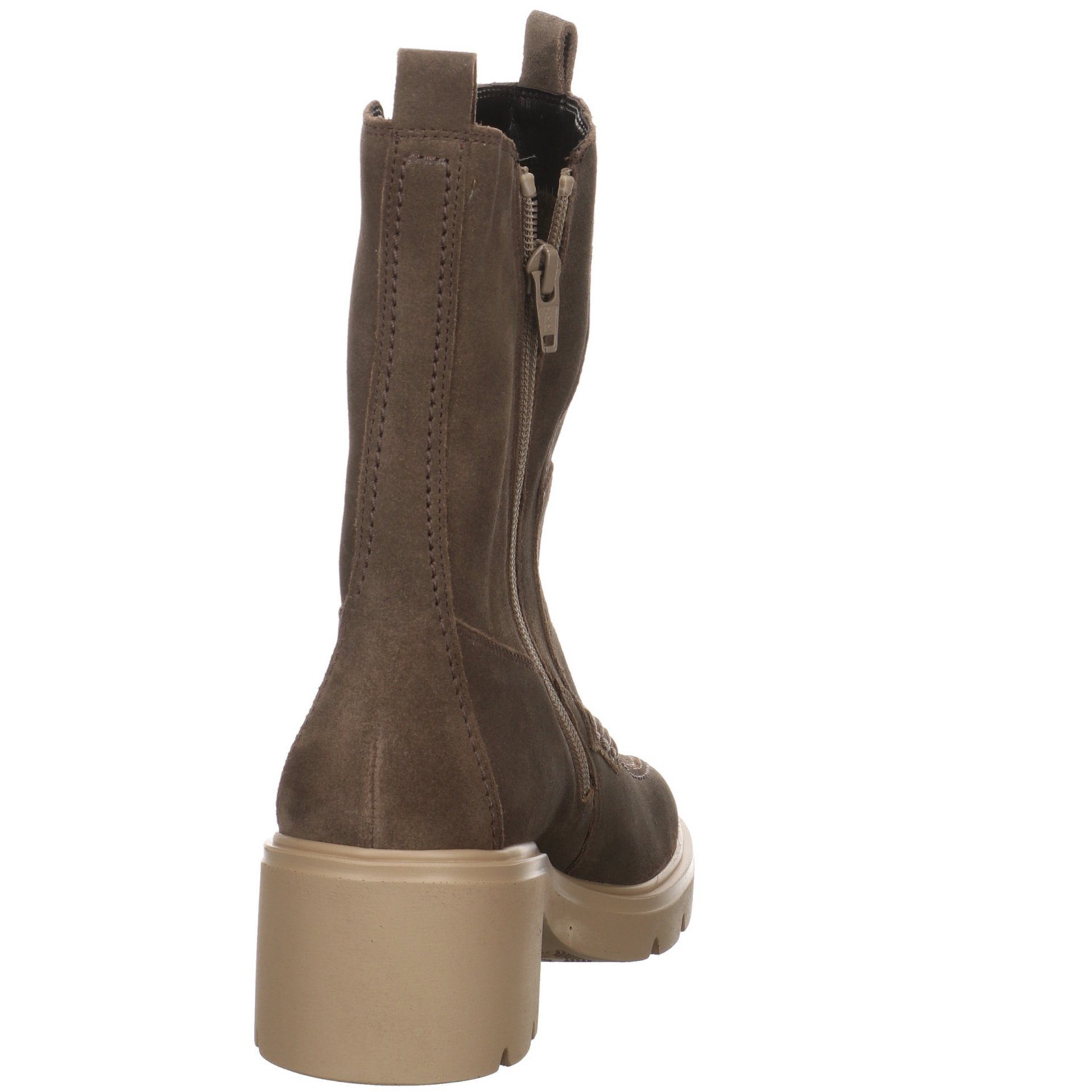 Gabor Chelsea Boots Leder-/Textilkombination Leder-/Textilkombination uni Chelseaboots dunkelbraun