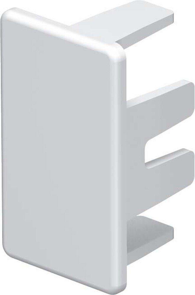 Terminale Per Canali WDK – Obo Bettermann 60x210 Mm – Copertura Finale In PVC Bianco RAL 9010
