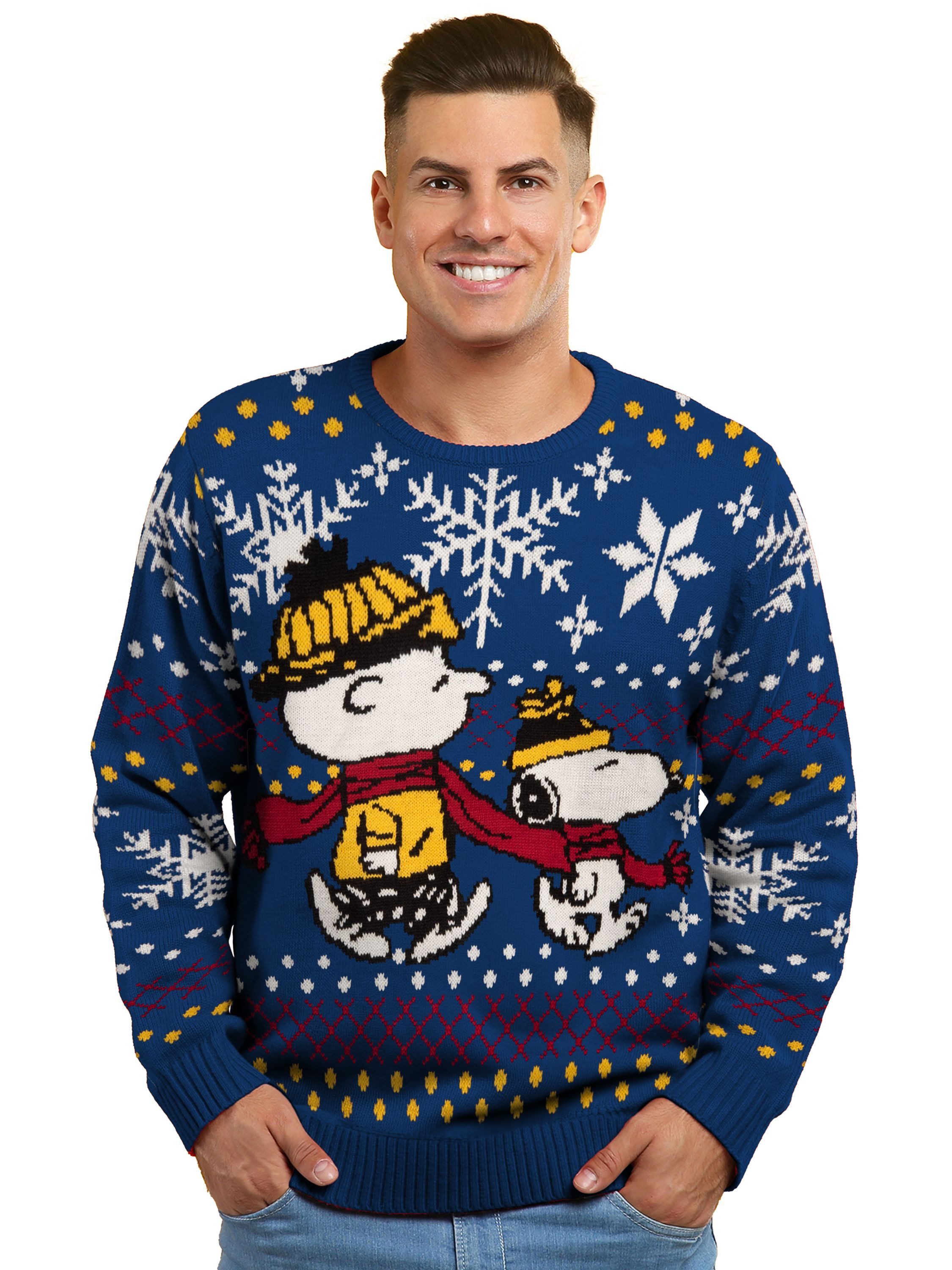 United Labels® Weihnachtspullover Peanuts Snoopy - Winter Ugly Sweater