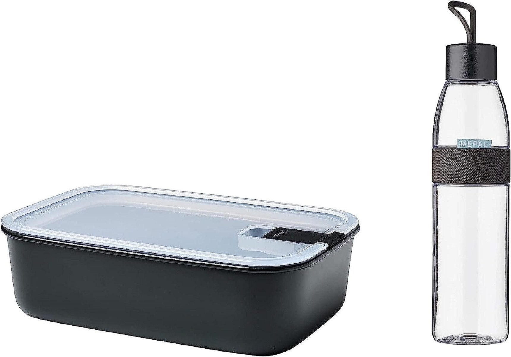 Mepal Lunchbox Frischhaltedose 1500 ml + Trinkflasche 700 ml, bruchfestes Set, Kunststoff, auslaufsicher, spülmaschinengeeignet, ideal für Fitnessstudio und Büro
