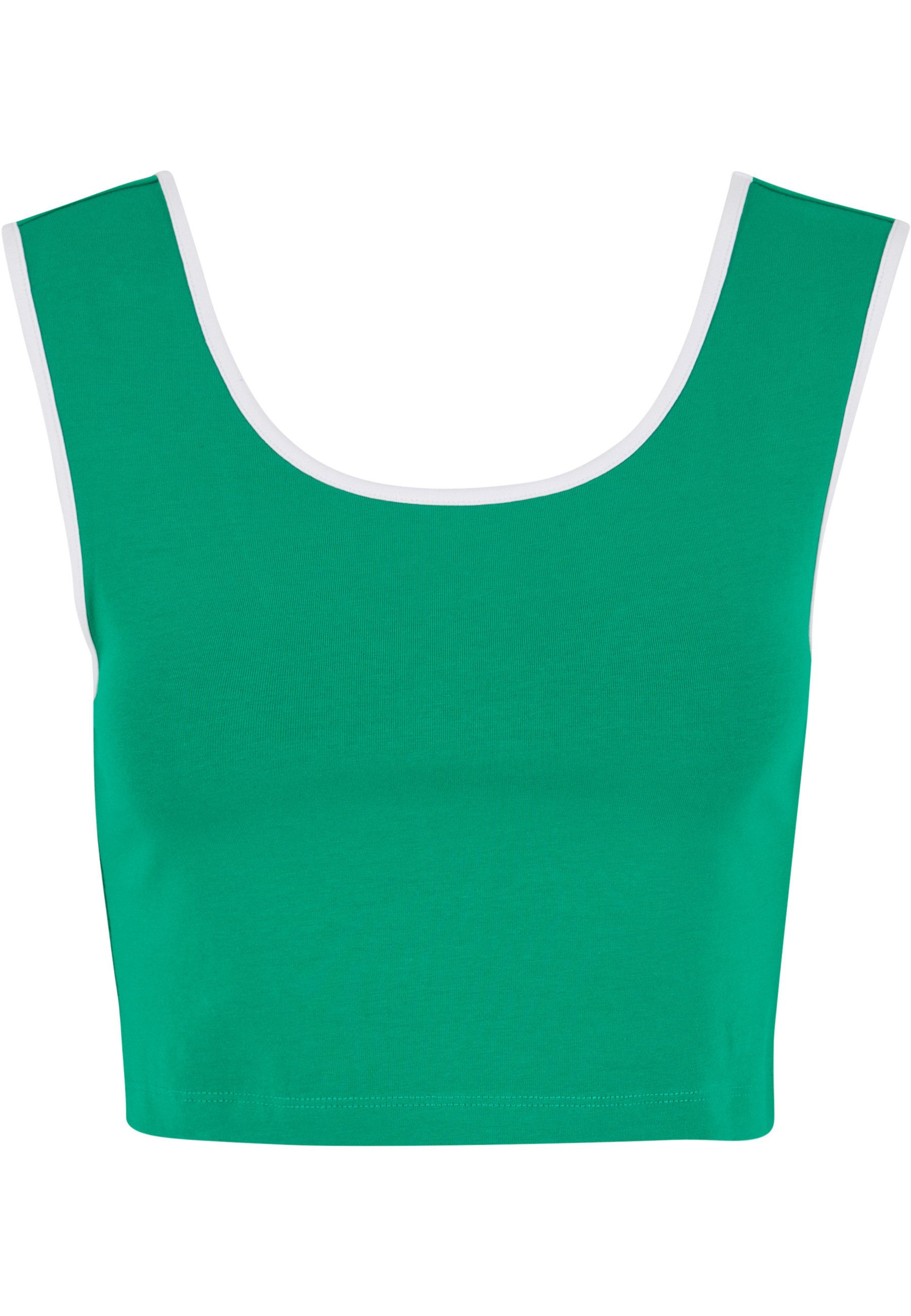 URBAN CLASSICS T-Shirt Urban Classics Ladies Contrast Cropped Top (1-tlg)