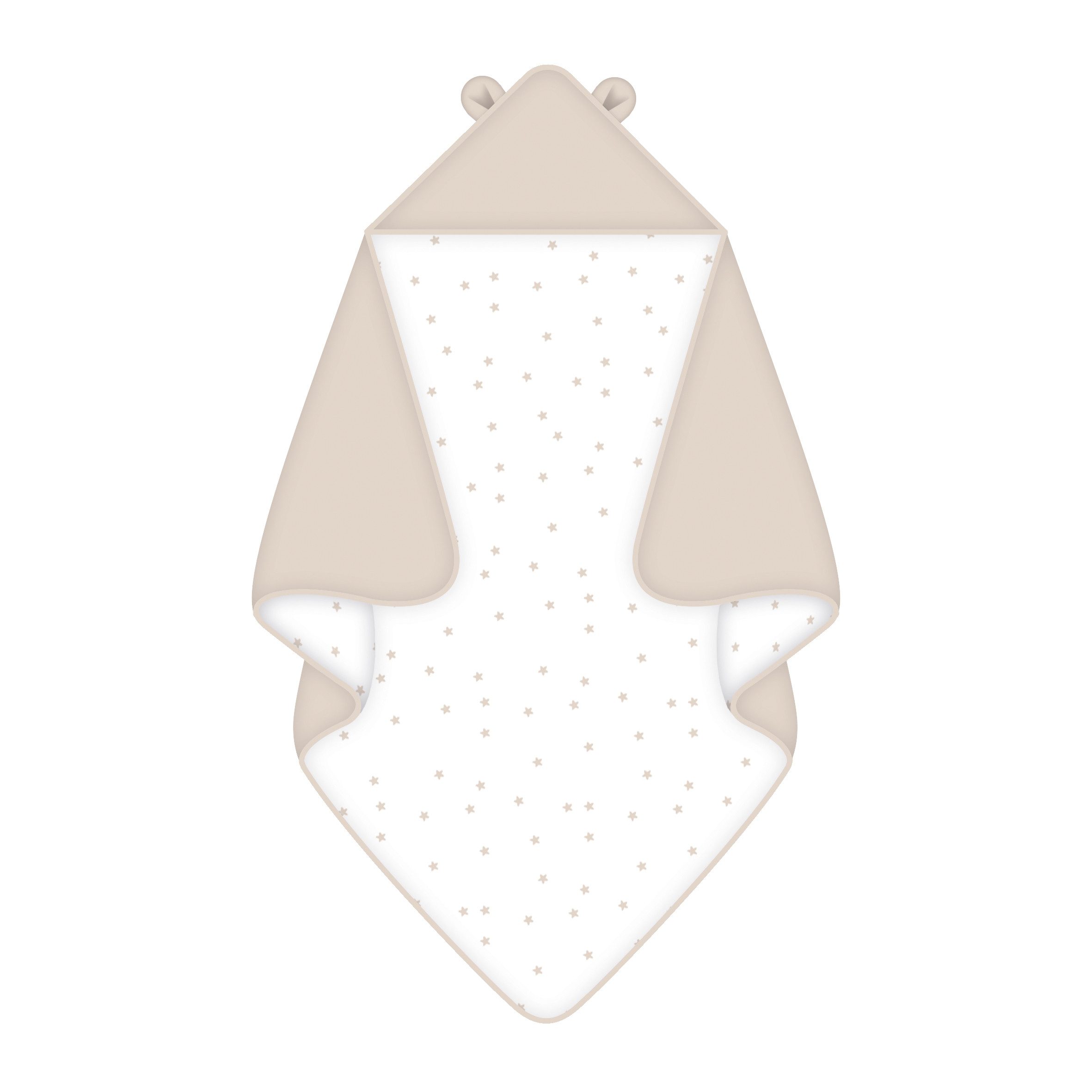 Babydecke Little bear Kapuzendecke 80/80 cm Kuscheldecke