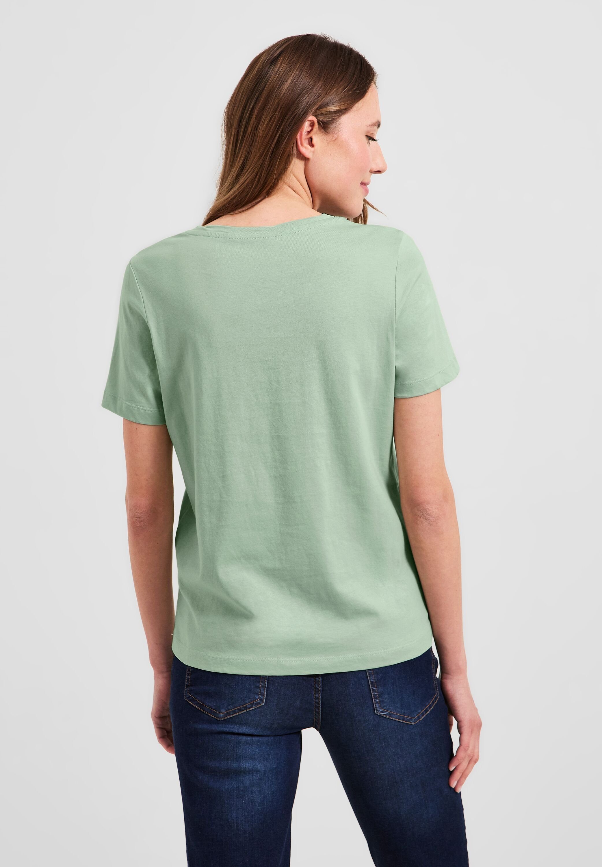 green T-Shirt fresh Cecil salvia