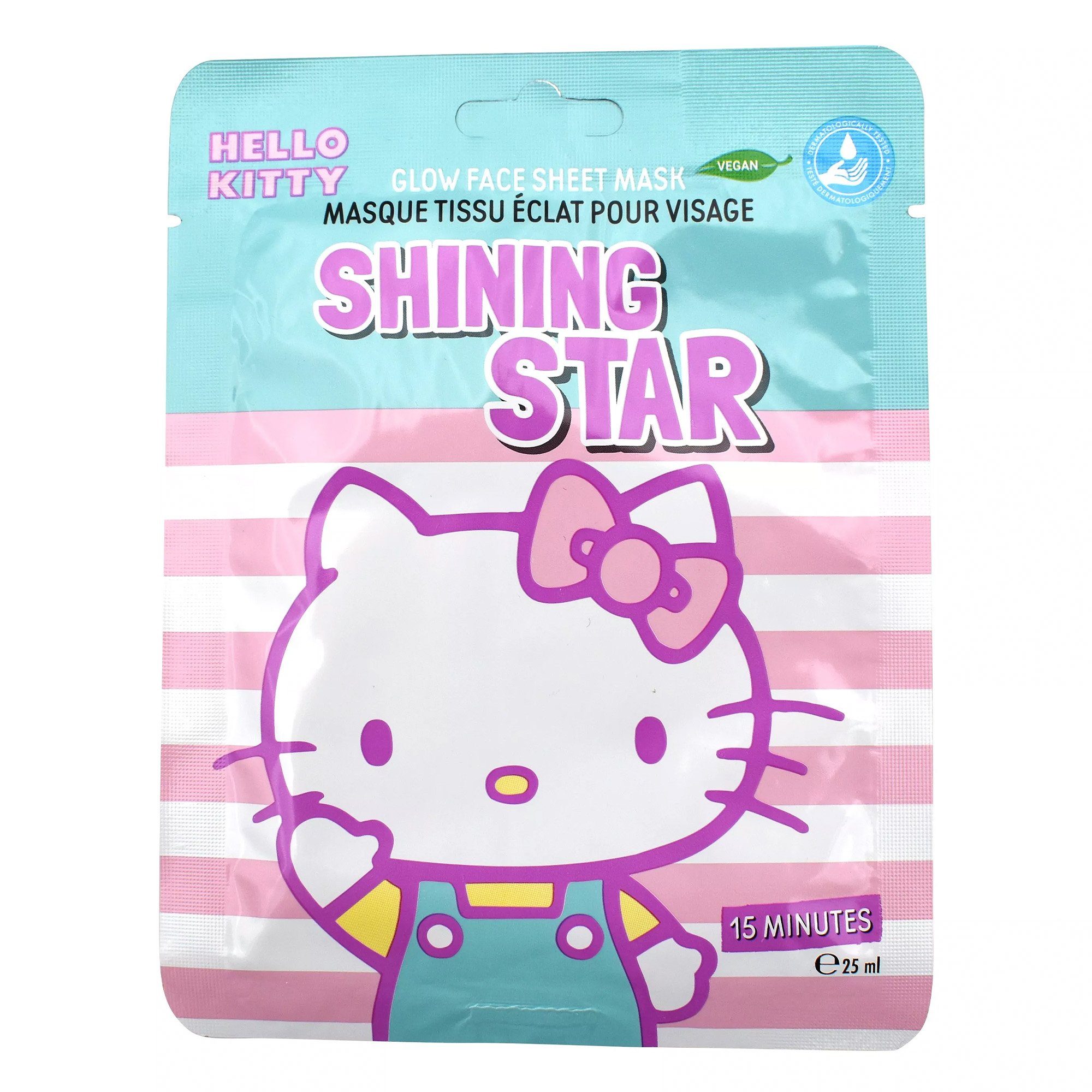 Take Care Gesichtsmaske Shining Star - Hello Kitty, mit 25 ml Inhalt
