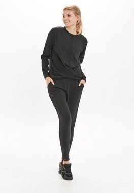 ENDURANCE Sweatshirt Lodiya W Knot Crew aus atmungsaktivem Modal-Mischgewebe