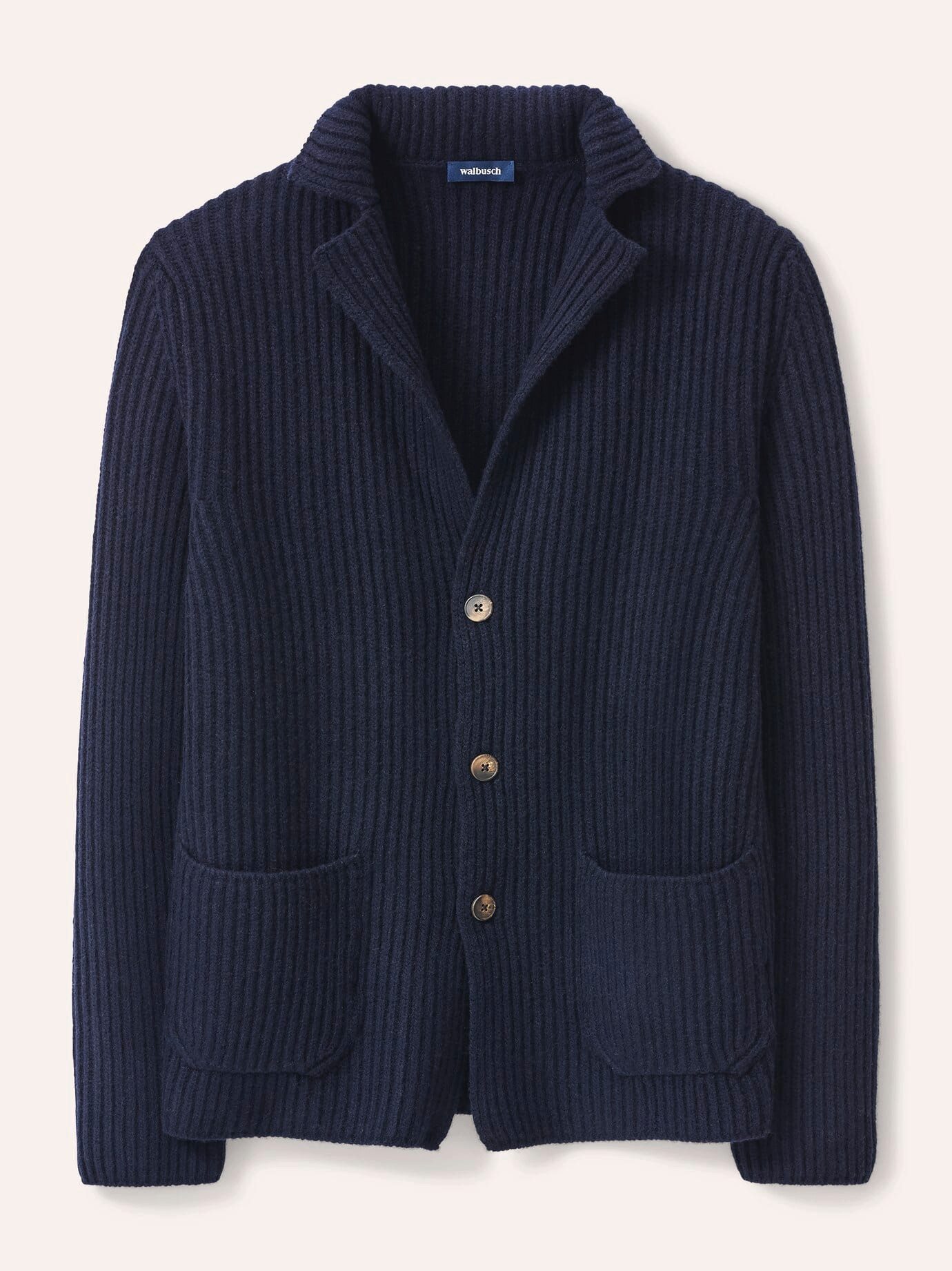 Walbusch Strickjacke Herren Gestricktes Sakko aus Lammwolle, wärmend – Bild 2 von 4