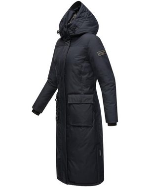 Navahoo Wintermantel Wolkenfrost XIV Extralanger Damen Mantel mit Kapuze