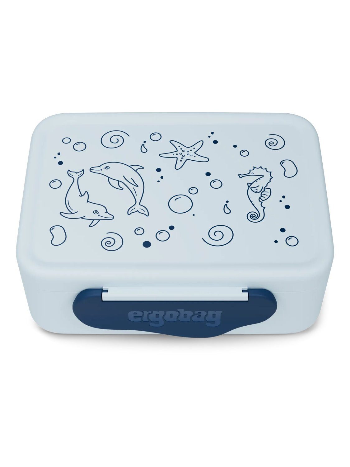 ergobag Lunchbox Brotdose, Kunststoff, (Brotdose, 1-tlg., 1x Brotdose), spülmaschinengeeignet bis 45 Grad, Handwäsche empfohlen