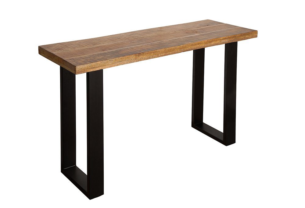 riess-ambiente Konsolentisch IRON CRAFT 115cm natur / schwarz, Massivholz · Konsole · Schreibtisch · Mango